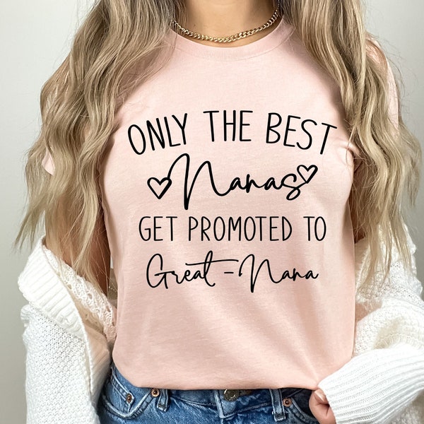 Promoted To Great-Nana | Christmas Gift For Great| Nana | Pregnancy Announcement | Gift For Great | Nana | Reveal To Great-Nana