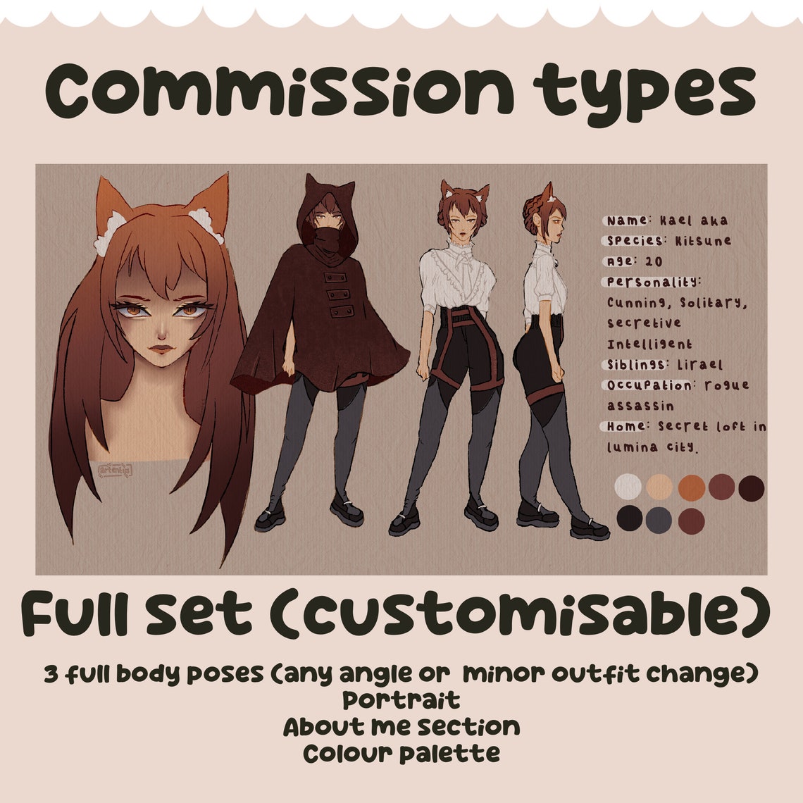 Custom DND Reference Sheet for Roleplaying Games, Dnd, Concept Art ...