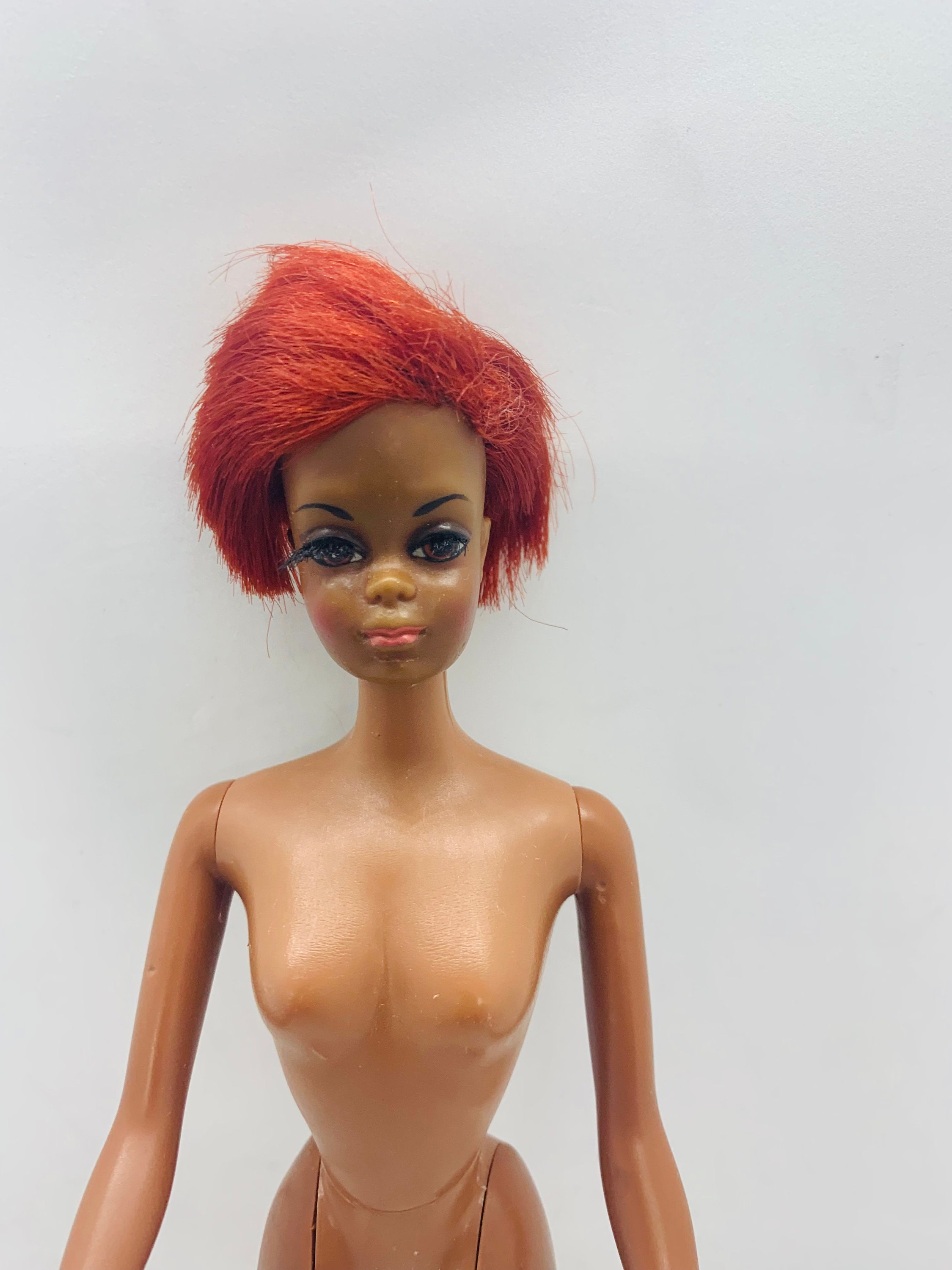 Vintage années 80 poupée Barbie noire AA Jewel Secrets jaune robe Dee Dee  visage sculpter vintage Barbie années 80 Barbie vintage noir Barbie 1986  1987 cadeau -  France