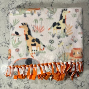 Safari fleece blanket best sale