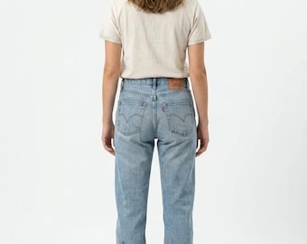 Vintage Levi Strauss & Co. Straight Jeans Light Blue Women W33