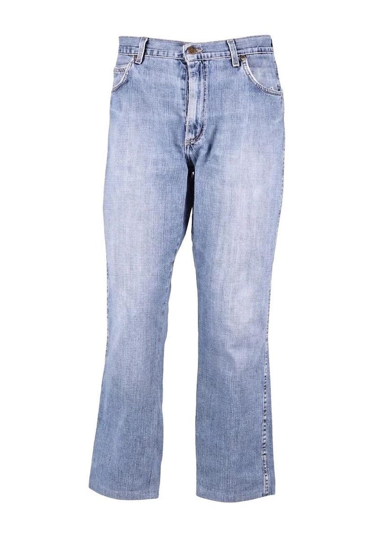 Vintage Straight Wrangler Jeans in Blau Gr. W34/L28 Bild 3