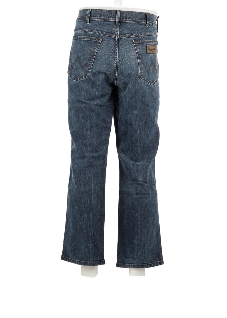 Vintage Straight Wrangler Jeans in Blue size W36 / L28 image 4
