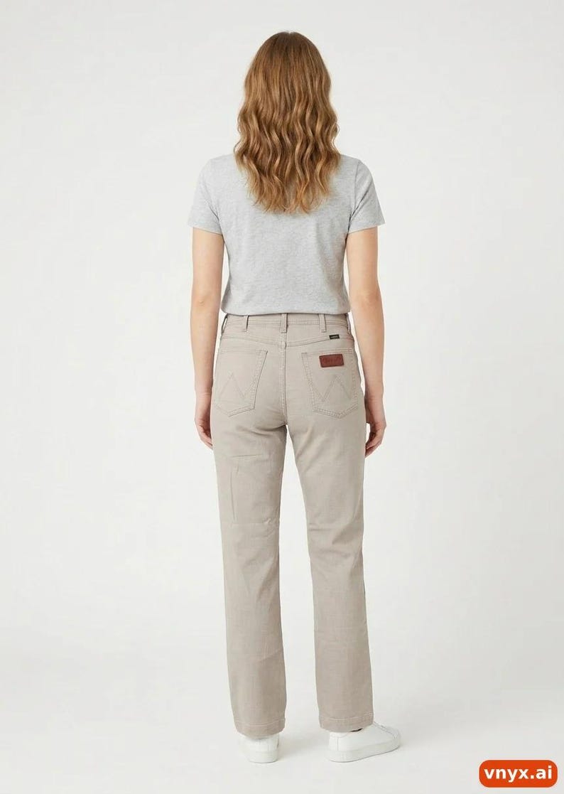 Straight Wrangler Jeans in Beige size XXL image 2