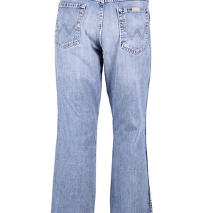 Vintage Straight Wrangler Jeans in Blau Gr. W34/L28 Bild 4