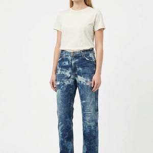 Vintage Straight Wrangler Jeans in Blue size W35 / L30 35