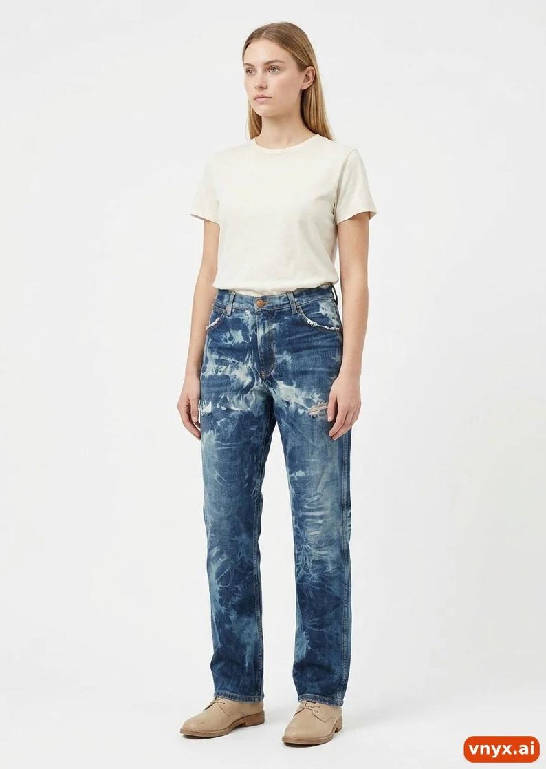 Vintage Straight Wrangler Jeans in Blue size W35 / L30 35