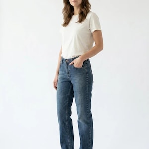 Straight Wrangler Jeans in Blue size W34 / L34 34