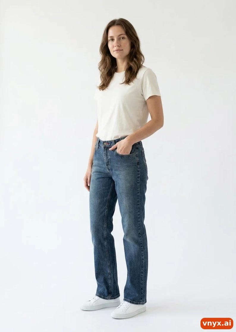 Straight Wrangler Jeans in Blue size W34 / L34 34