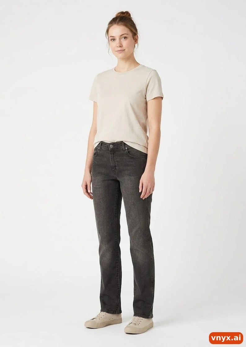 Relaxed Wrangler Jeans in Black size W30/L33 30