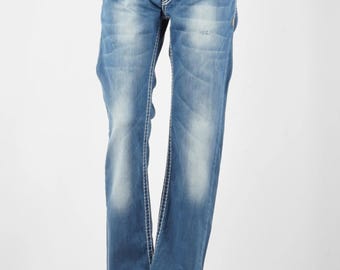Size 27 True Religion Bootcut Ripped Jeans W29 L32 Low Waist Size 27 True Religion Bootcut Ripped Jeans W29 L32 Low Waist