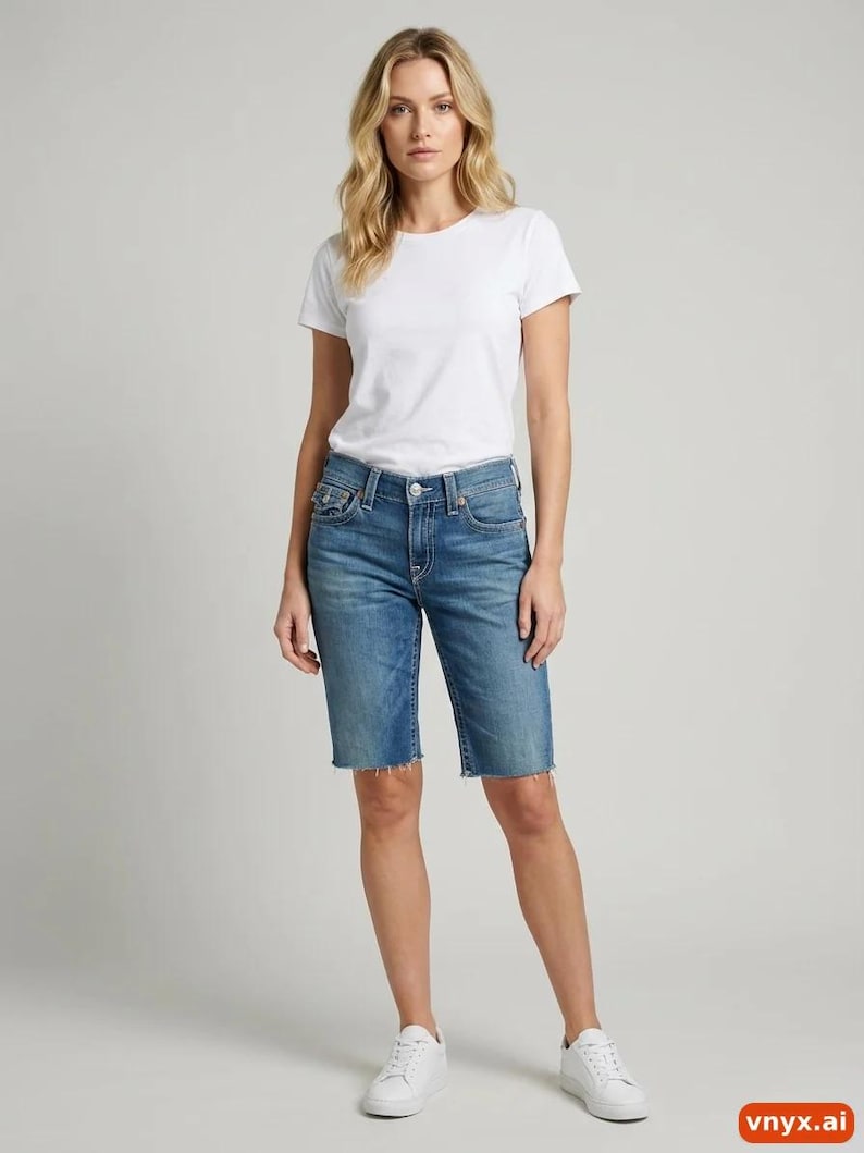 Vintage Cut-off True Religion Jeans in Blue W36 36