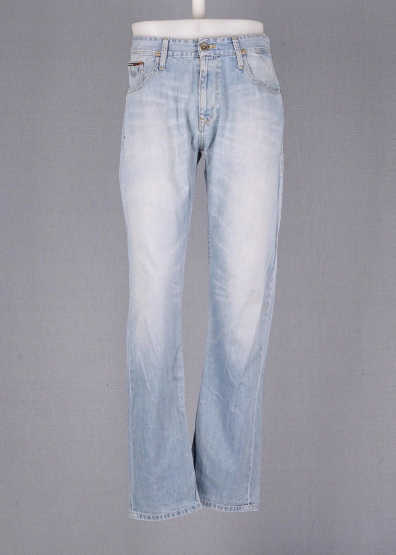 Jeans Tommy vintage dritti blu taglia 35/34 35