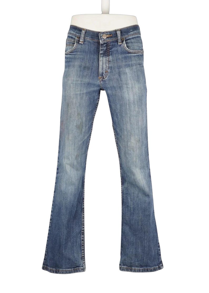 Bootcut Wrangler Jeans in Blue size W23 / L26 image 3