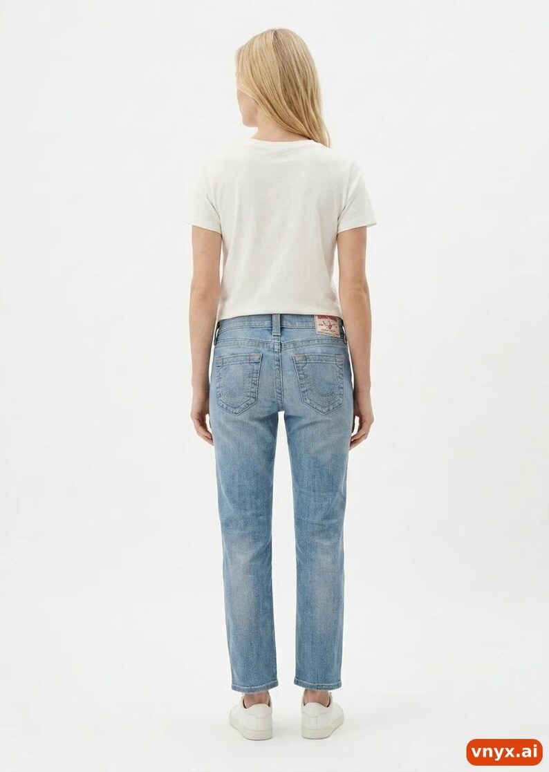 Slim True Religion Jeans in Light Blue size W27 / W25 image 2