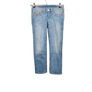 Slim True Religion Jeans in Light Blue size W27 / W25 image 3
