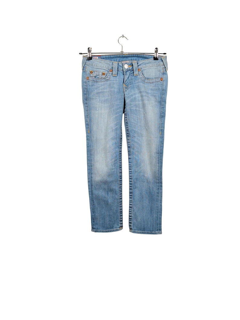 Slim True Religion Jeans in Light Blue size W27 / W25 image 3