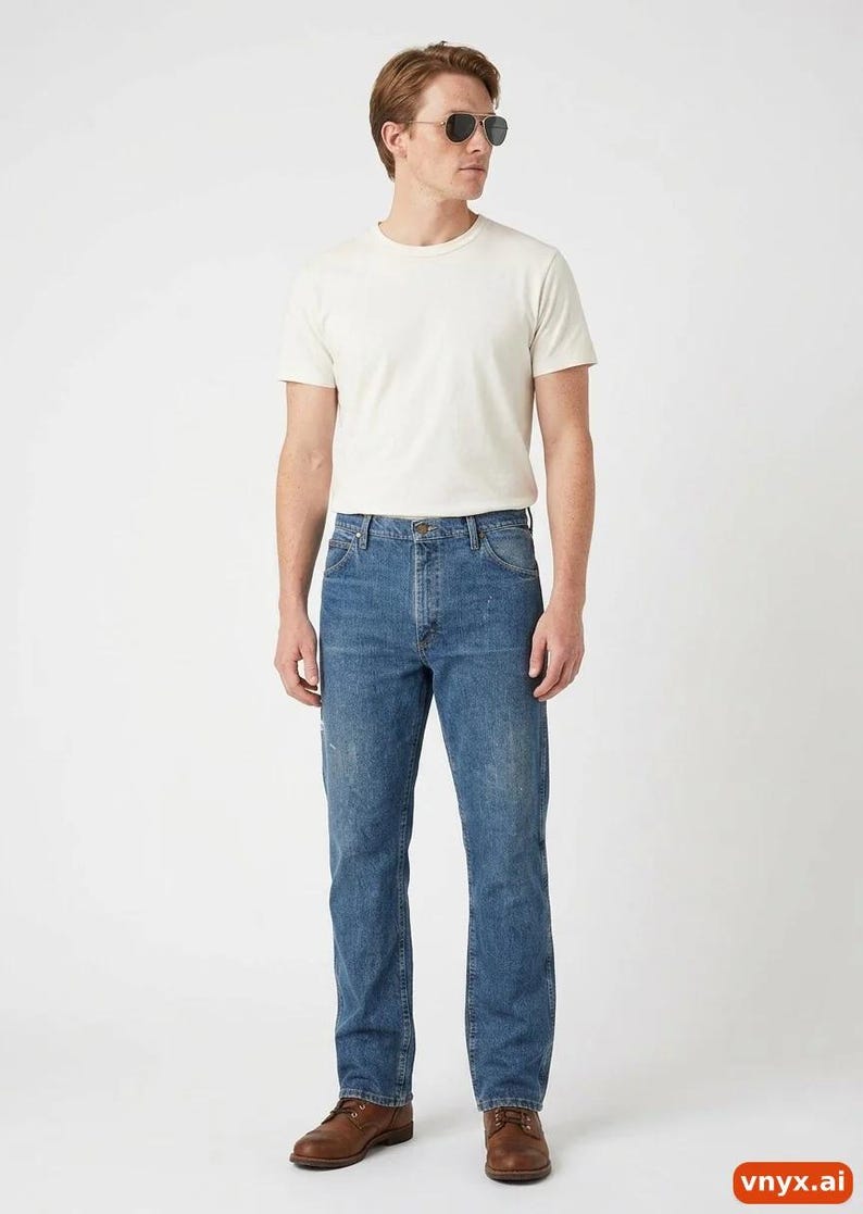 Vintage Wrangler Straight Jeans Blue Men W39 / L35 W39