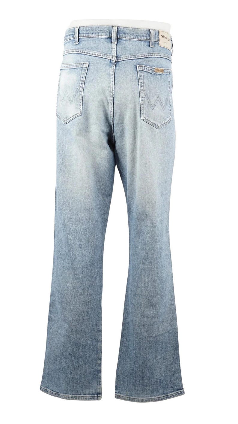 Vintage Relaxed Wrangler Jeans in Light Blue size W37 / L32 imagen 4