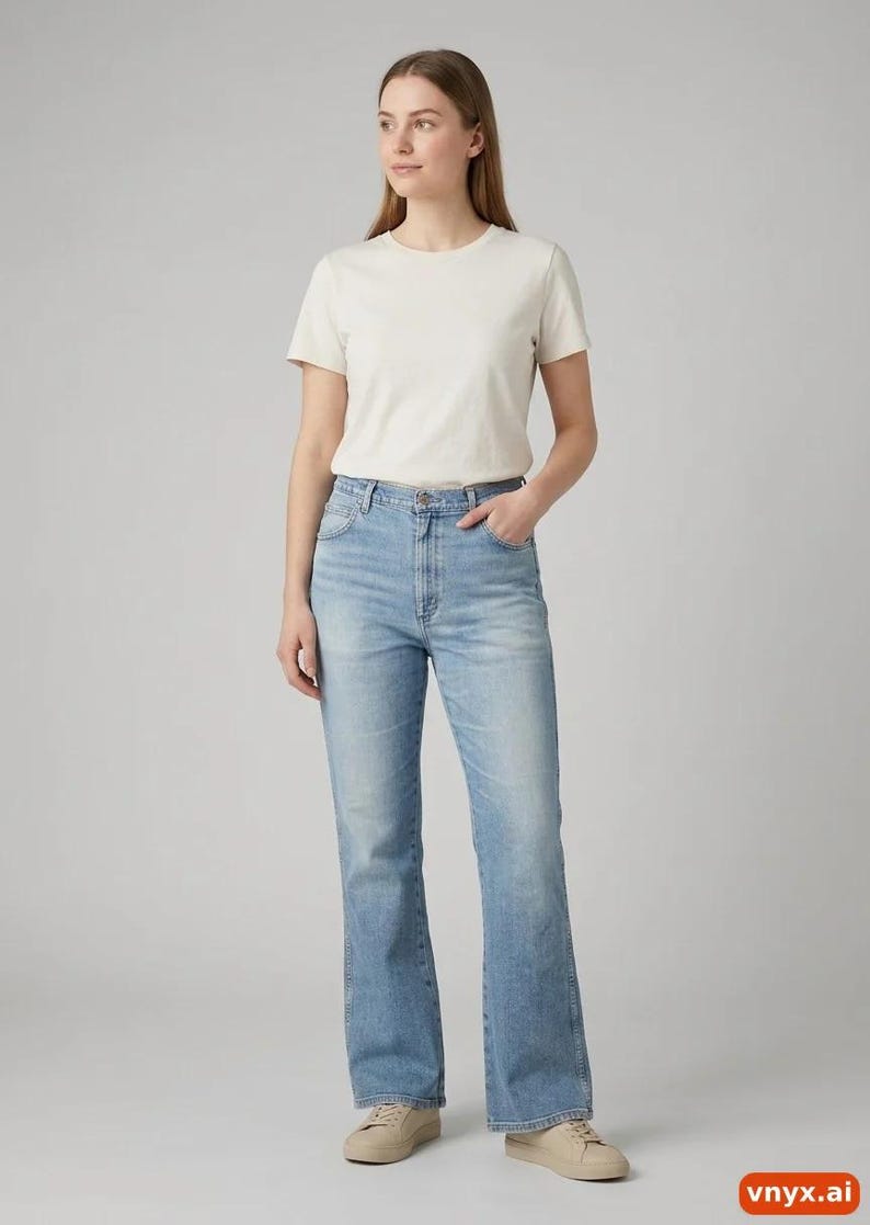 Vintage Relaxed Wrangler Jeans in Light Blue size W37 / L32 37