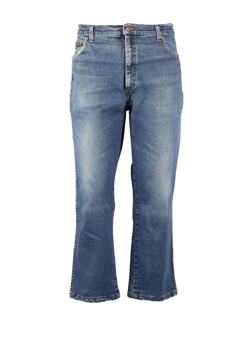 Vintage Straight Wrangler Jeans in Blue size W36 / L26 image 3