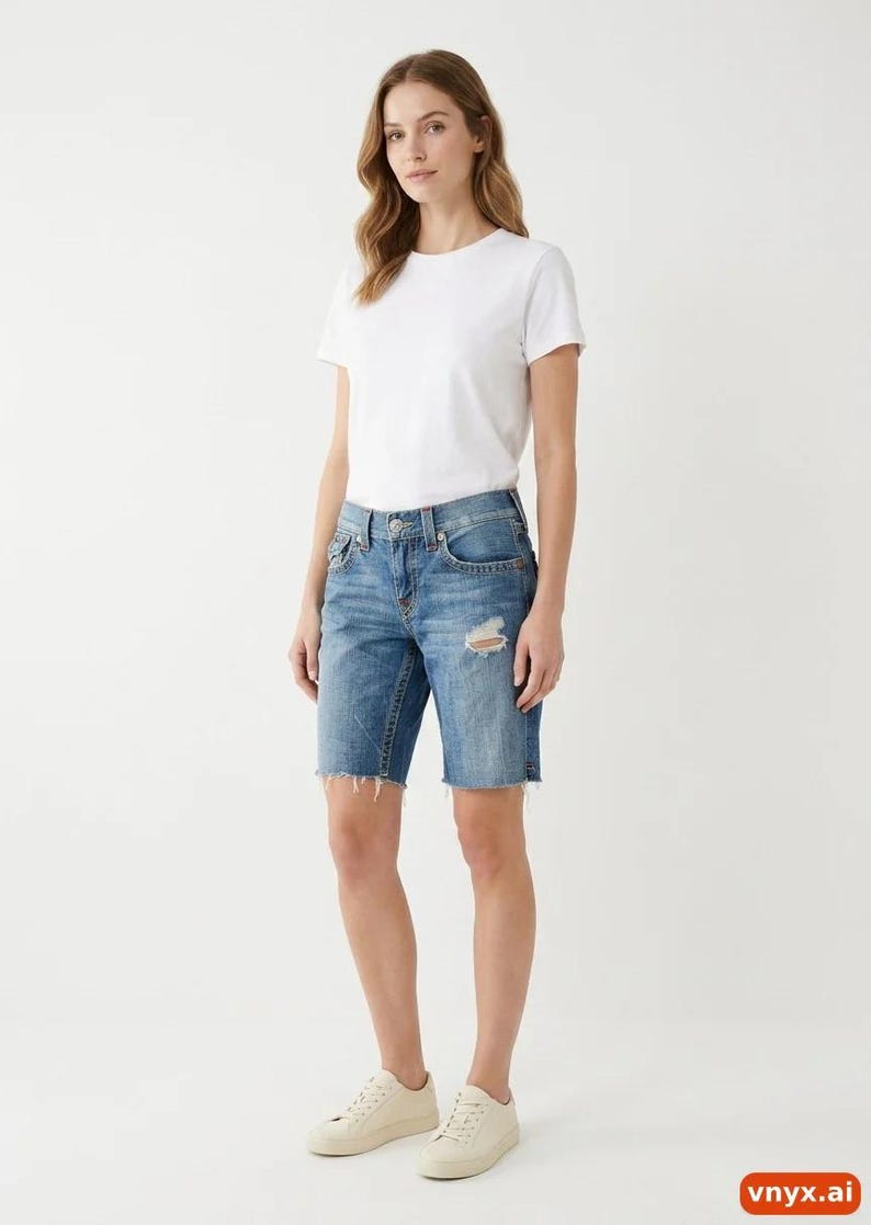 Distressed True Religion Jeans in Light Blue size W32 32