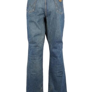 Vintage Straight Wrangler Jeans in Blau Gr. W37/L31 Bild 4