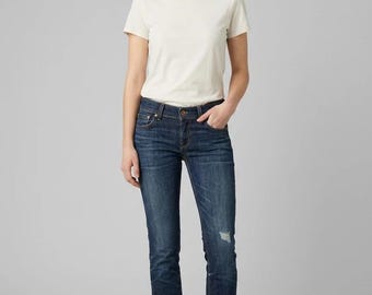 Vintage Skinny Levi's 571 Jeans in Blue size W26 / L33