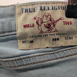 Straight True Religion Jeans in Light Blue size W24 / L30 image 5