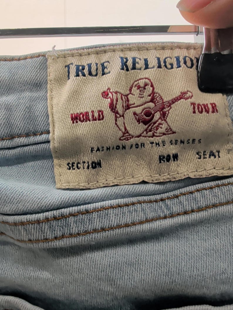 Straight True Religion Jeans in Light Blue size W24 / L30 image 5