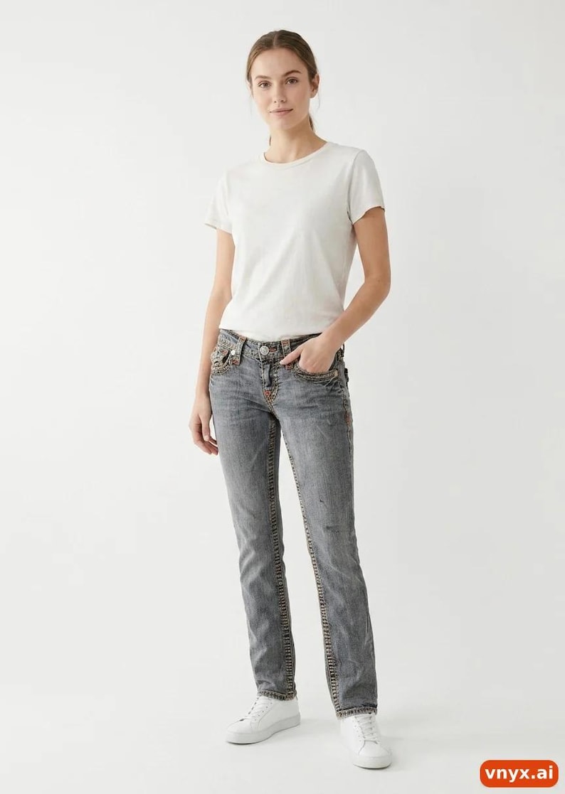 Slim True Religion Jeans in Grey size W25 / L29 25