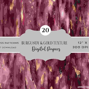 Texture astratte color bordeaux con motivo senza cuciture, stampabili per diario spazzatura, uso commerciale, download immediato, ripetizione, sublimazione