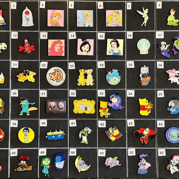 17. FANTASY Disney pins Muppets/Pooh/Beauty/Lion King REPLICA PINS