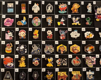 Authentic Disney Pins - Princesses/Baymax/Zootopoa/Lion King/Toys in a Box