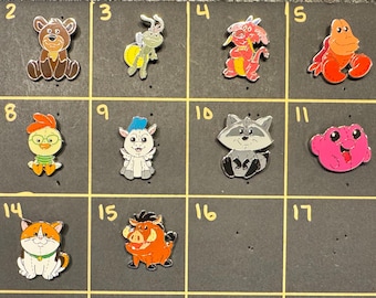 Authentic Disney Pins Pixie Plush series BOLT/MORPH/ABU/Mochi