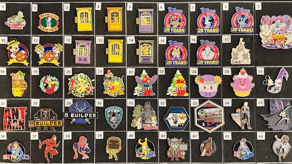 Authentic Disney Pins - Limited Edition/25 years/Star Wars/Marvel/Loungefly