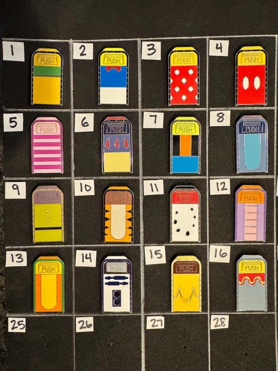 Authentic Disney Trash Bins Can Pins/Trading collecting/ pixie dust/ fish extender NEW