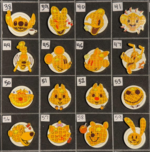 AUTHENTIC Disney Pins - Whimsical Waffles