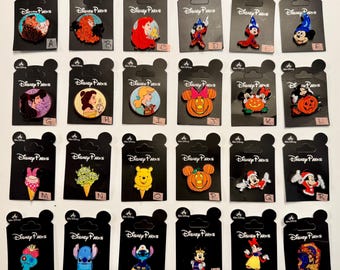 8. FANTASY Acrylic Disney pins for trading and collecting Pooh/Sorcerer/Princess/Stitch REPLICA PINS