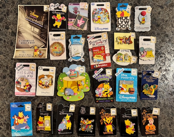 AUTHENTIC Winnie The Pooh Hundred Acre Woods Disney Pins - Limited Edition/Limited Release