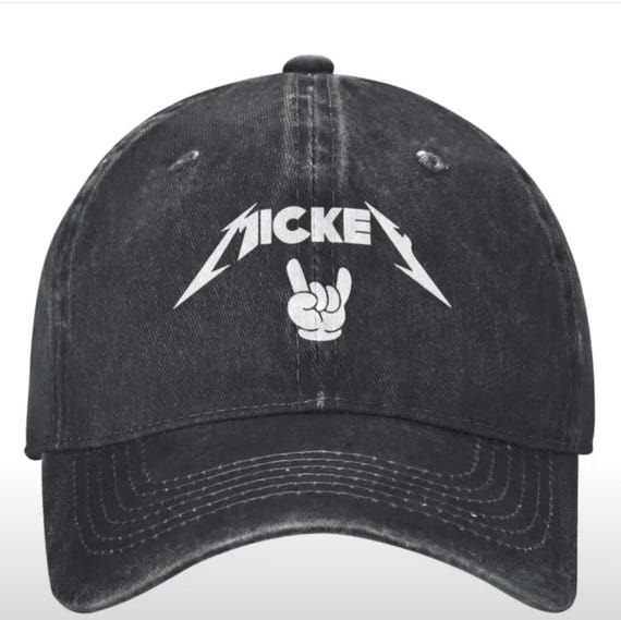 Walt Disney Mickey Mouse Rock and Roll/Metal Baseball Cap! Multiple Colors available