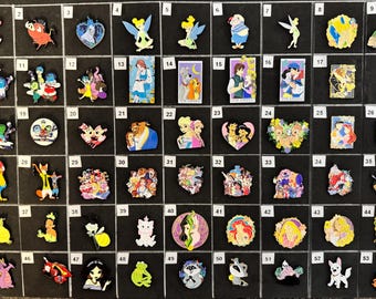 15. FANTASY Disney pins - Tinkerbell/Inside Out/Zootopoa/Lion King/Rapunzel REPLICA PINS