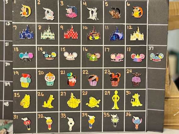 AUTHENTIC Disney 2025 - Disneyland Hidden Mickey Pin Chaser and Completer WAVE B