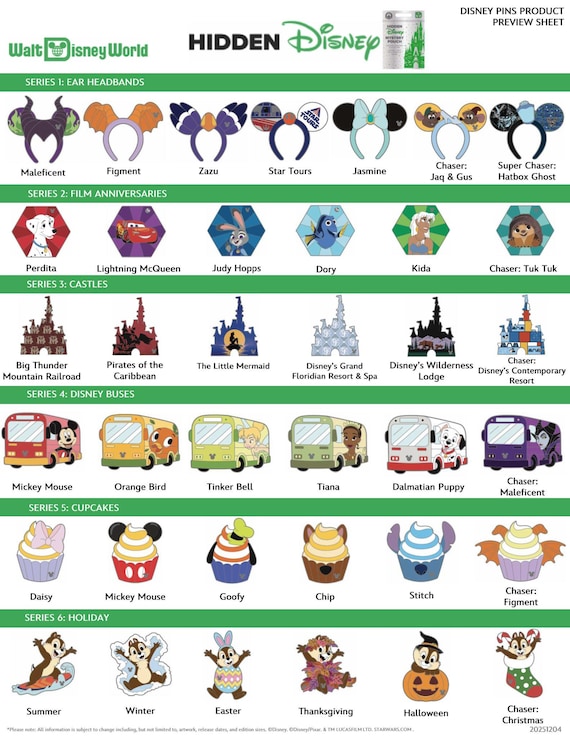 AUTHENTIC Disney 2026 - WDW Hidden Mickey Pin Chaser - Pixie Dust