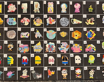 Authentic  Disney Pins - Themes - Cups/Kites/Umbrellas/Popsicles/VHS