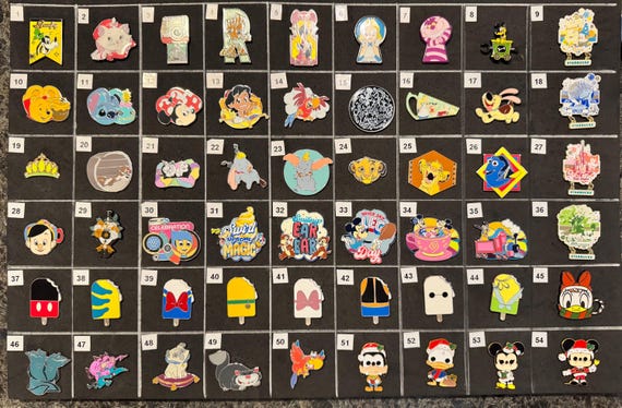 Authentic  Disney Pins - Themes - Cups/Kites/Umbrellas/Popsicles/VHS