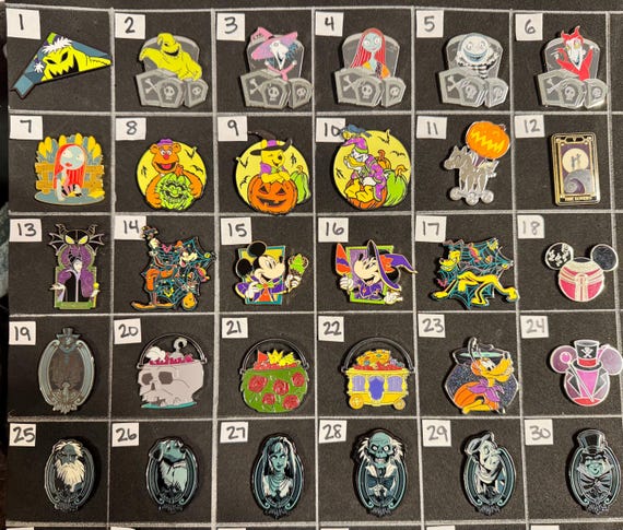 AUTHENTIC Disney Pins - Halloween/Villains/Haunted Mansion/Limited Edition