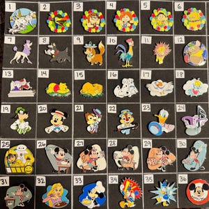 Authentic Disney Pins - Sweet Dreams/Dogs/Characters/Figment