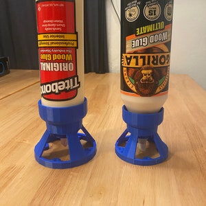 Innovative 3D Printed Glue Bottle Inverter Stand - Universal Fit for Any Size!