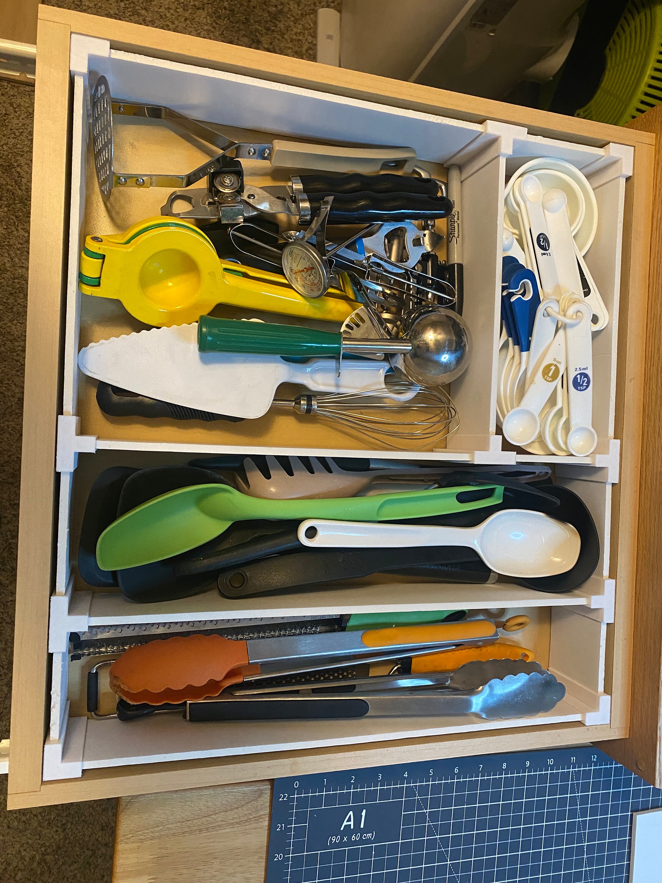 Custom Drawer Organizer Fittings for 3/16" or 1/4" Material - Organize